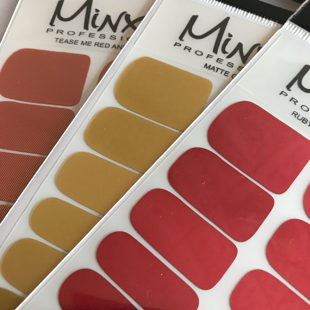 Minx “Red and Gold” trio